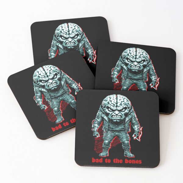 Item preview, Bad To The Bones Cyberpunk Mutant Brain Monster designed and sold by Edwere.