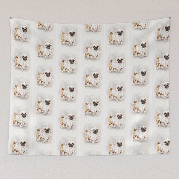 Item preview, Ghost Pug Puppy designed and sold by Roy & Tiffany.