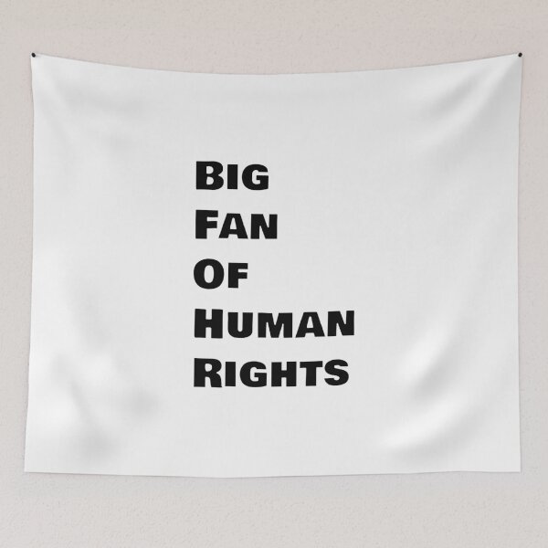 Item preview, Big Fan Of Human Rights designed and sold by Inspirationmotivation.