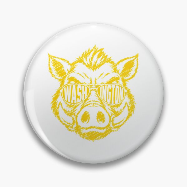 Item preview, Washington Wild Boar Sunglasses Retro Graphic Tee designed and sold by SoldanSuni.
