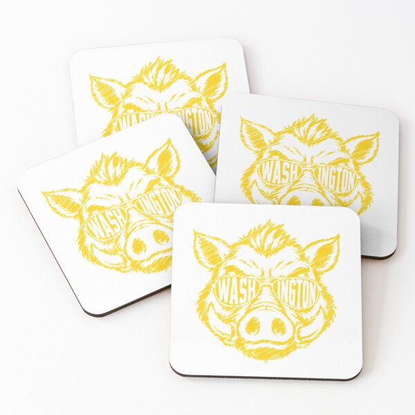 Item preview, Washington Wild Boar Sunglasses Retro Graphic Tee designed and sold by SoldanSuni.