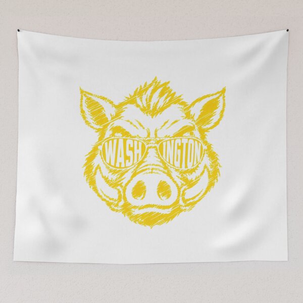 Item preview, Washington Wild Boar Sunglasses Retro Graphic Tee designed and sold by SoldanSuni.