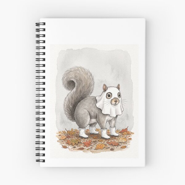 Item preview, Ghost Squirrel Leaves designed and sold by Roy & Tiffany.