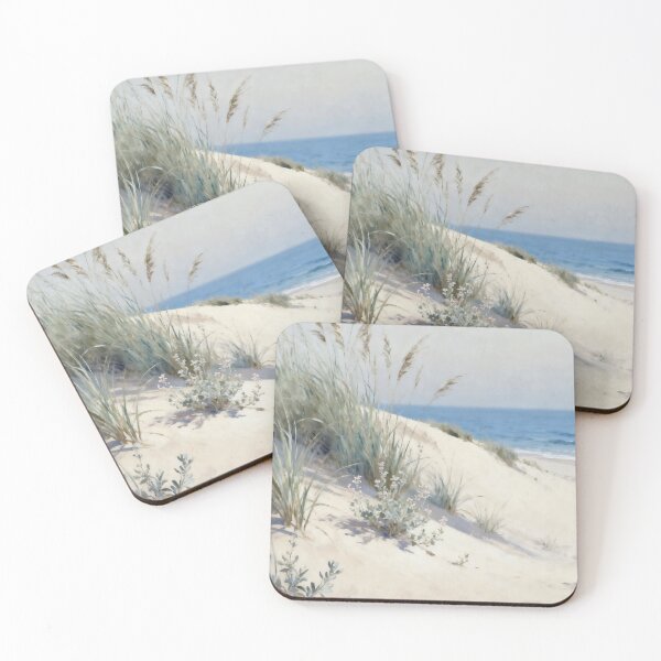 Item preview, Coastal Seagrass Wall Art, Beach Dune Landscape, Seaside Botanical Painting, Coastal Nature Print designed and sold by stylishdzign.