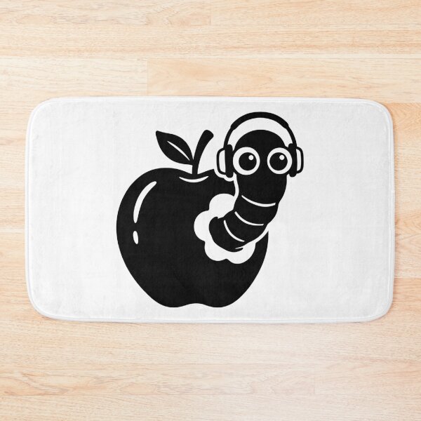 Item preview, A worm in the headphones designed and sold by Surprised Hen.