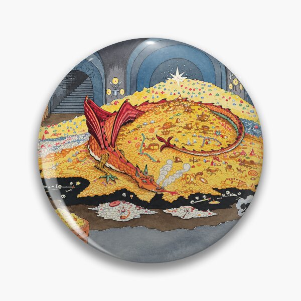 Item preview, Smaug Dragon Art Print, The Hobbit designed and sold by booksnbobs.