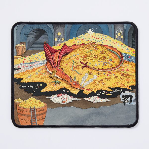 Item preview, Smaug Dragon Art Print, The Hobbit designed and sold by booksnbobs.