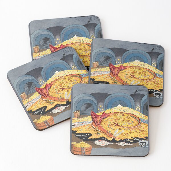 Item preview, Smaug Dragon Art Print, The Hobbit designed and sold by booksnbobs.