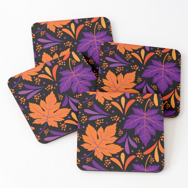 Item preview, Midnight Autumn Leaves designed and sold by Ayesha Saleem.