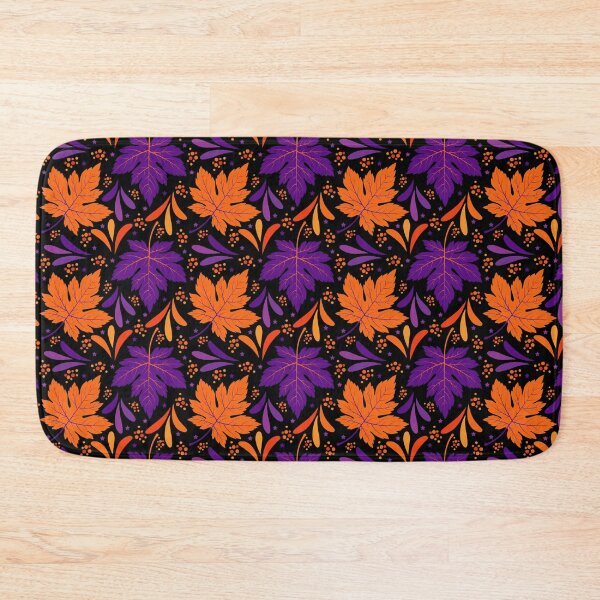 Item preview, Midnight Autumn Leaves designed and sold by Ayesha Saleem.
