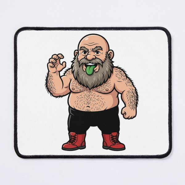Item preview, George The Animal Steele Wrestling Gnome designed and sold by Bad-Decisions-Designs.