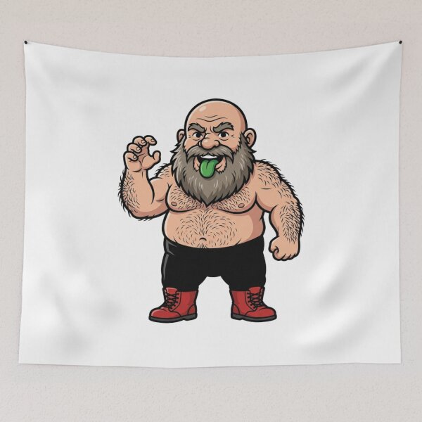 Item preview, George The Animal Steele Wrestling Gnome designed and sold by Bad-Decisions-Designs.