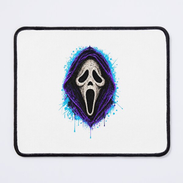 Item preview, Ghostface Purple Hood Blue Paint Splatter Horror Graphic designed and sold by DYALEEZ-XCR.