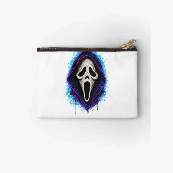 Item preview, Ghostface Purple Hood Blue Paint Splatter Horror Graphic designed and sold by DYALEEZ-XCR.