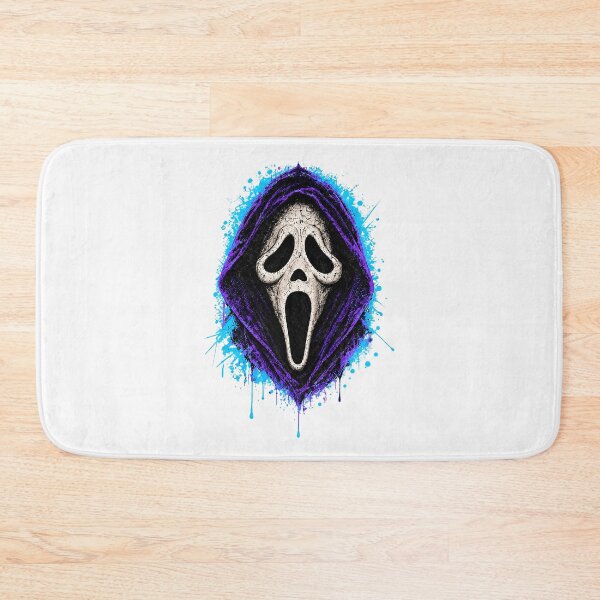 Item preview, Ghostface Purple Hood Blue Paint Splatter Horror Graphic designed and sold by DYALEEZ-XCR.