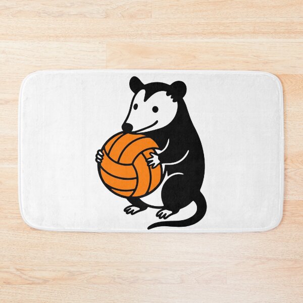 Item preview, Opossum with a volleyball designed and sold by Surprised Hen.