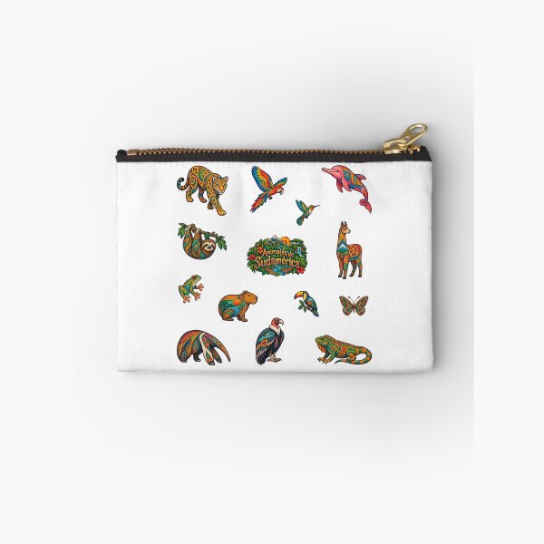Item preview, Animals of South America – colorful art sticker sheet designed and sold by sabantha.