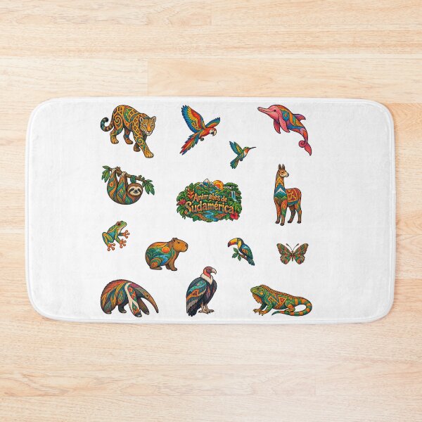 Item preview, Animals of South America – colorful art sticker sheet designed and sold by sabantha.