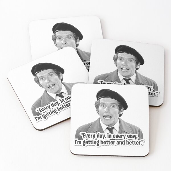 Item preview, Frank Spencer 'Every day, in every way, I'm getting better and better' designed and sold by Mirthful Merch.