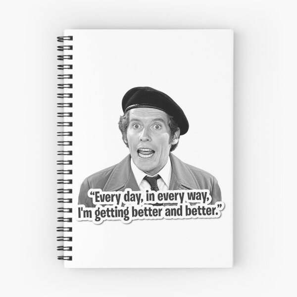 Item preview, Frank Spencer 'Every day, in every way, I'm getting better and better' designed and sold by Mirthful Merch.