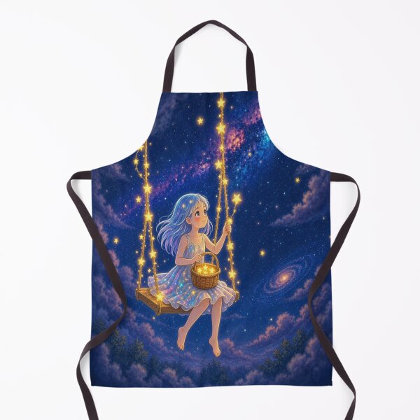 Item preview, Star Swinger - Whimsical Anime Galaxy Dream designed and sold by Breezes-of-Ida.