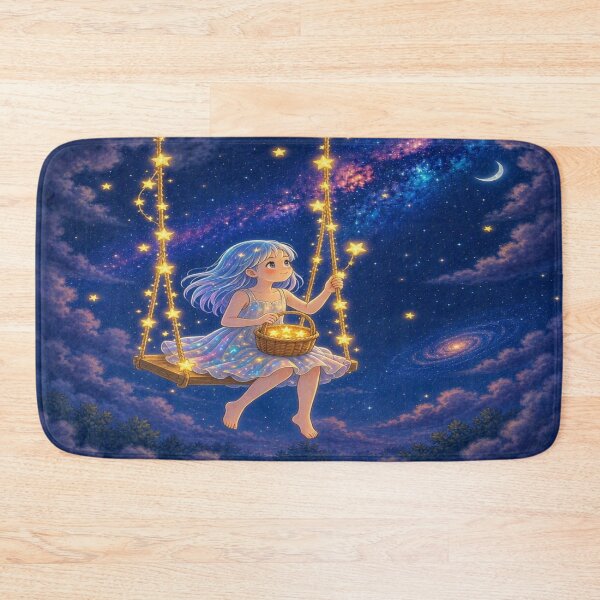 Item preview, Star Swinger - Whimsical Anime Galaxy Dream designed and sold by Breezes-of-Ida.