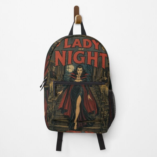 Item preview, Vintage Halloween Cover Art: Gothic Vampire Woman Midnight Manor designed and sold by bapupa.