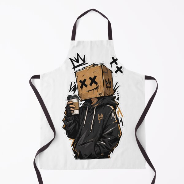 Item preview, Cardboard Box Head Streetwear Urban Graffiti Coffee Lover Sticker PRIME4YOU designed and sold by PRIME4YOU.