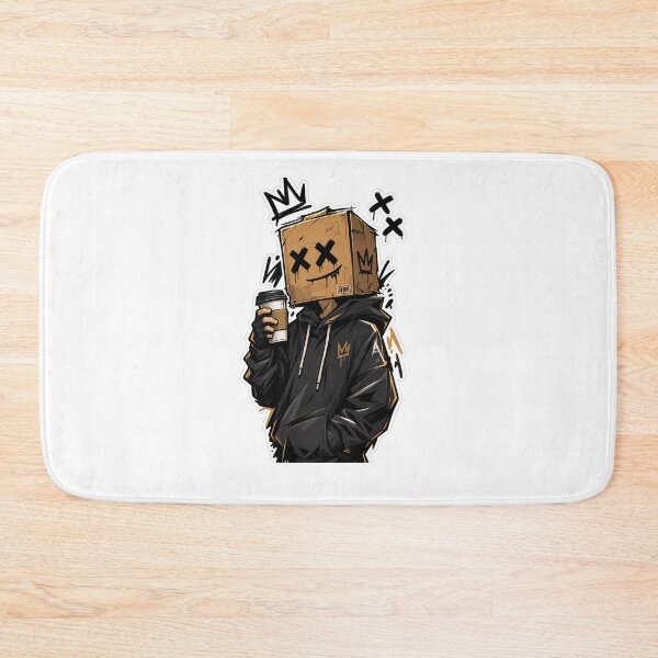 Item preview, Cardboard Box Head Streetwear Urban Graffiti Coffee Lover Sticker PRIME4YOU designed and sold by PRIME4YOU.