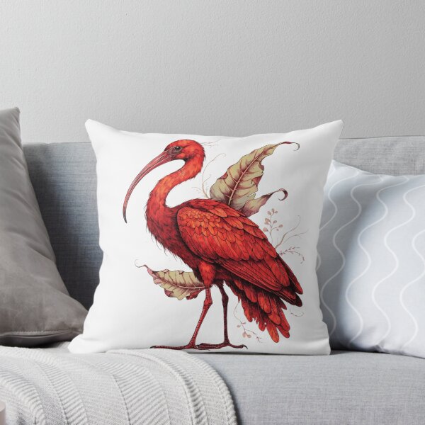 Item preview, Scarlet Ibis Tropical Bird Vintage Wildlife T-Shirt designed and sold by Print culturee.