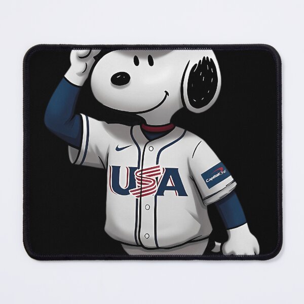 Item preview, Snoopy Usa Baseball Hero designed and sold by BudHoover.