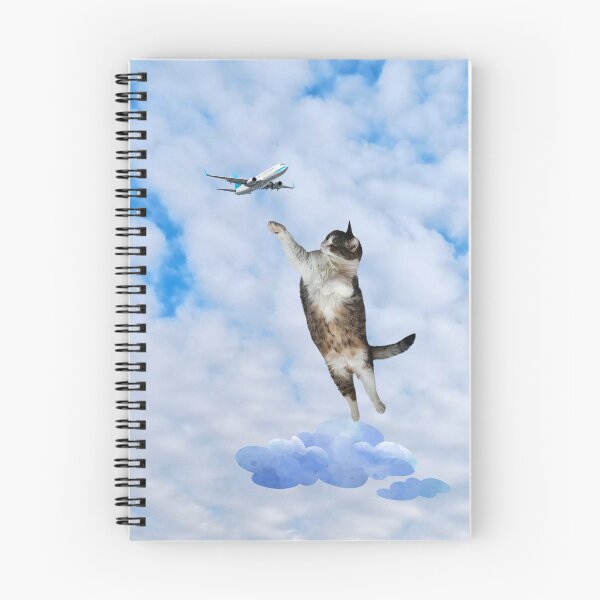 Item preview, Giant Cat Attacking Airplane In The Sky Meme designed and sold by CalmiSpace.