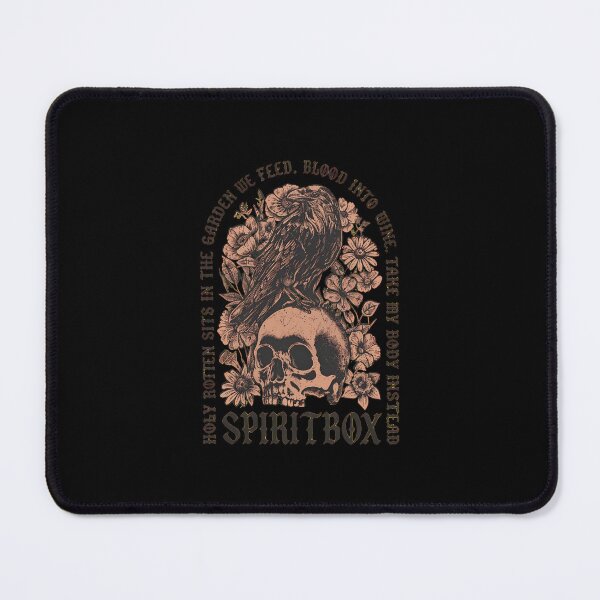 Item preview, Spiritboxs Crows Skull Flowers Gothic Band designed and sold by WrightinMatthew.