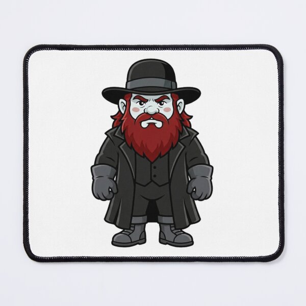 Item preview, Vintage Grey Undertaker Wrestling Gnome designed and sold by Bad-Decisions-Designs.
