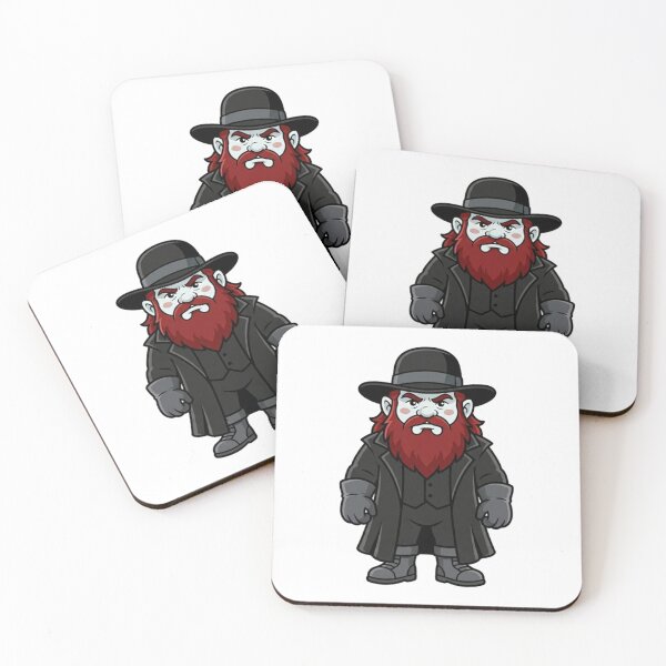 Item preview, Vintage Grey Undertaker Wrestling Gnome designed and sold by Bad-Decisions-Designs.
