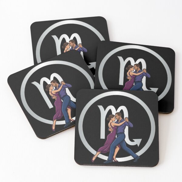 Item preview, Mystical Scorpio Dance – Romantic Tango Couples & Zodiac Sign designed and sold by Addy77shop.