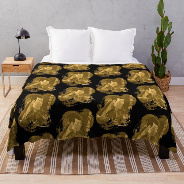 Item preview, Sharaku Kabuki Samurai | Edo Japan Ukiyo-e Street Sumie Art GOLD designed and sold by RhymeArc.