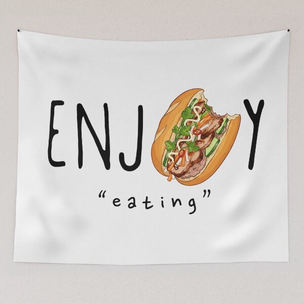 Item preview, Banh Mi Sandwich Delicious Vietnamese Street Food Illustration designed and sold by artworkathome.