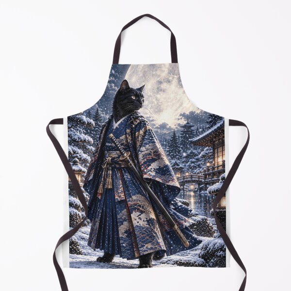 Item preview, Samurai Cat Moon designed and sold by Silken moonlight .
