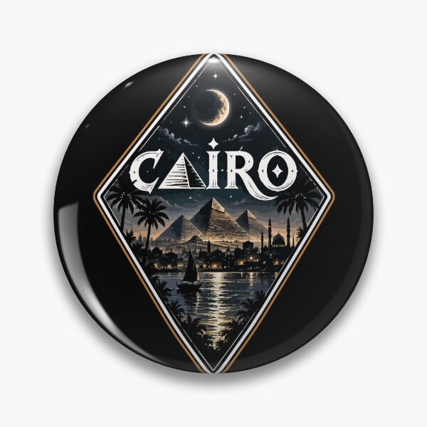 Item preview, Cairo Egypt Piramids Retro Travel designed and sold by TomFrontierArt.