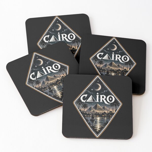 Item preview, Cairo Egypt Piramids Retro Travel designed and sold by TomFrontierArt.
