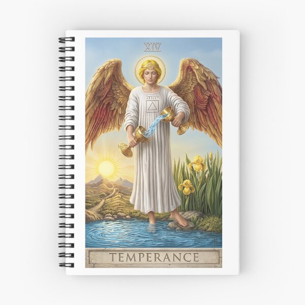 Item preview, Temperance Tarot Card Balance Healing Harmony designed and sold by Ipek Morel.