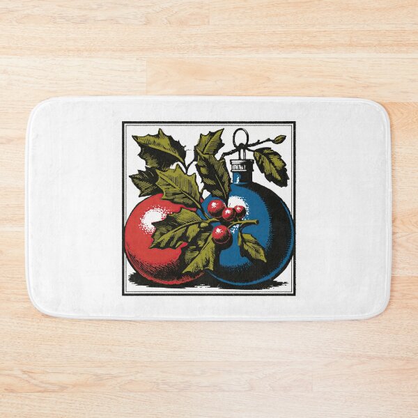 Item preview, Vintage Woodcut Christmas Ornaments with Holly designed and sold by colorful-white.