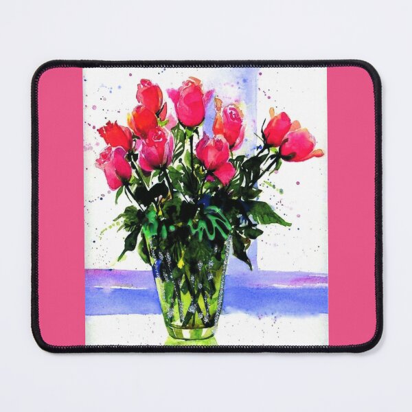Item preview, Vase of Roses designed and sold by aswoa.
