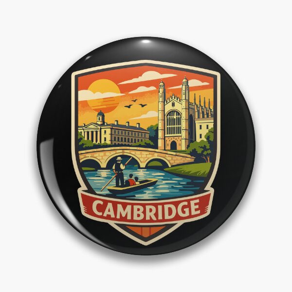 Artikelvorschau, Cambridge Reise-Souveniraufkleber entworfen und verkauft von rogue-design.