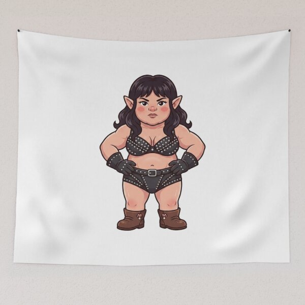Item preview, Ninth Wonder Chyna Leather Gnome designed and sold by Bad-Decisions-Designs.
