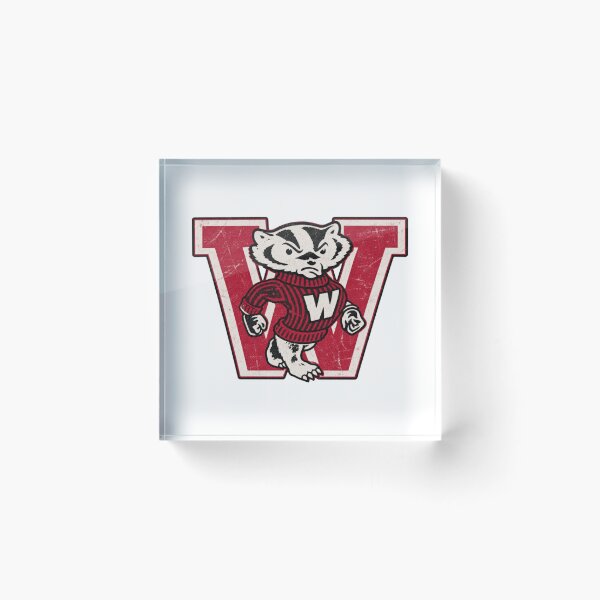 Item preview, Wisconsin Badgers football W designed and sold by DoodleCenStore.