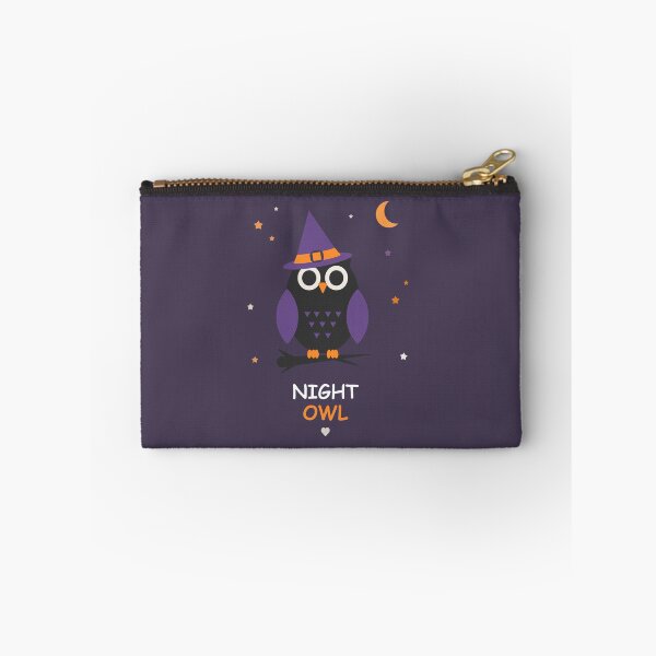 Item preview, Cute Halloween Owl in Witch Hat Night Stars designed and sold by OlhaTironArt.