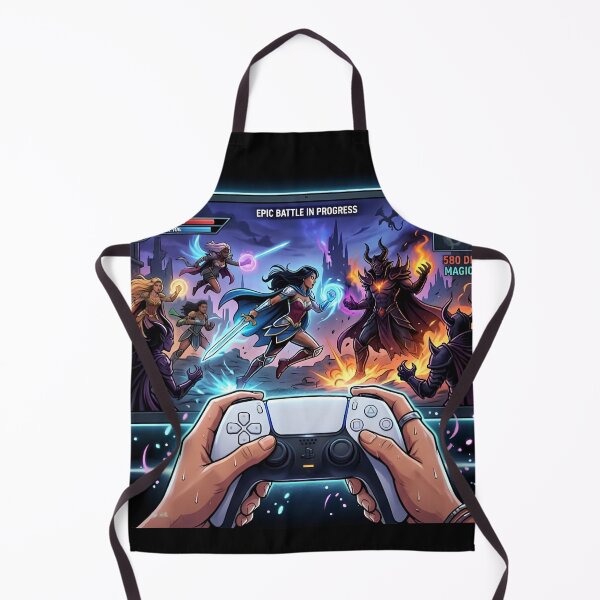 Item preview, Epic RPG Battle POV - Aesthetic Fantasy Gaming T-Shirt designed and sold by Addy77shop.