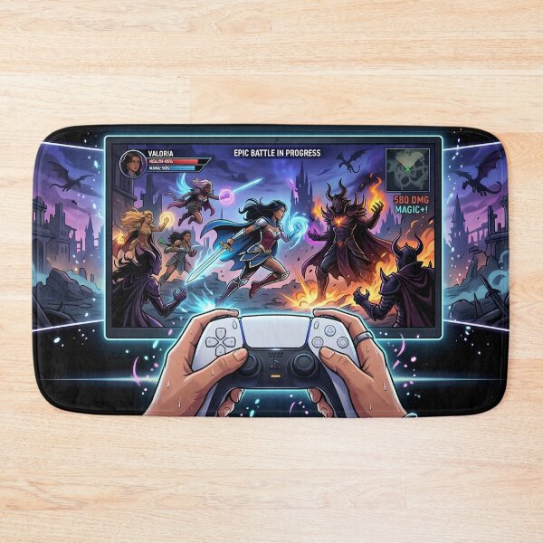 Item preview, Epic RPG Battle POV - Aesthetic Fantasy Gaming T-Shirt designed and sold by Addy77shop.
